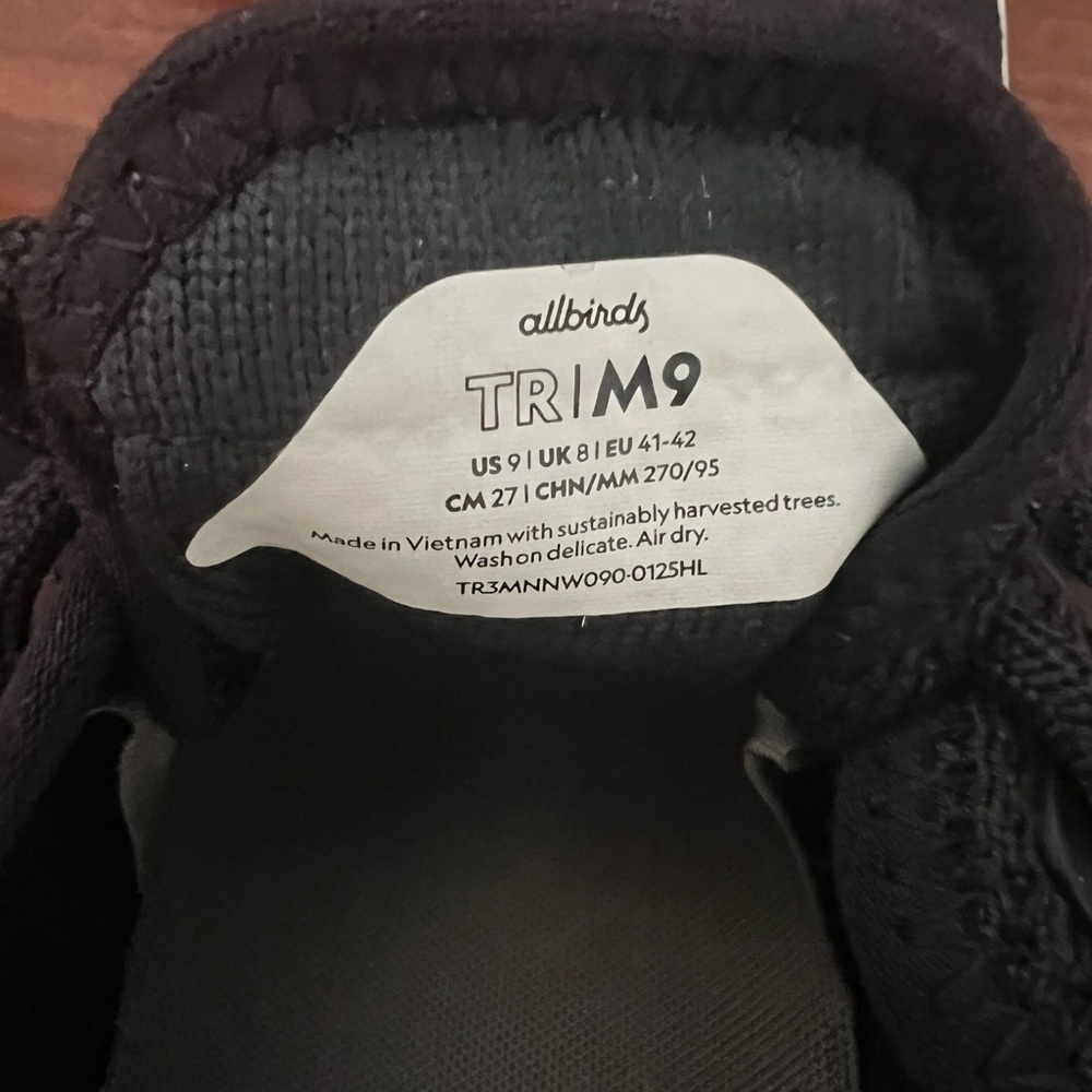 ALLBIRDS MENS Knit Sneakers NAVY/INK SIZE 9 NEW - Picture 5 of 5